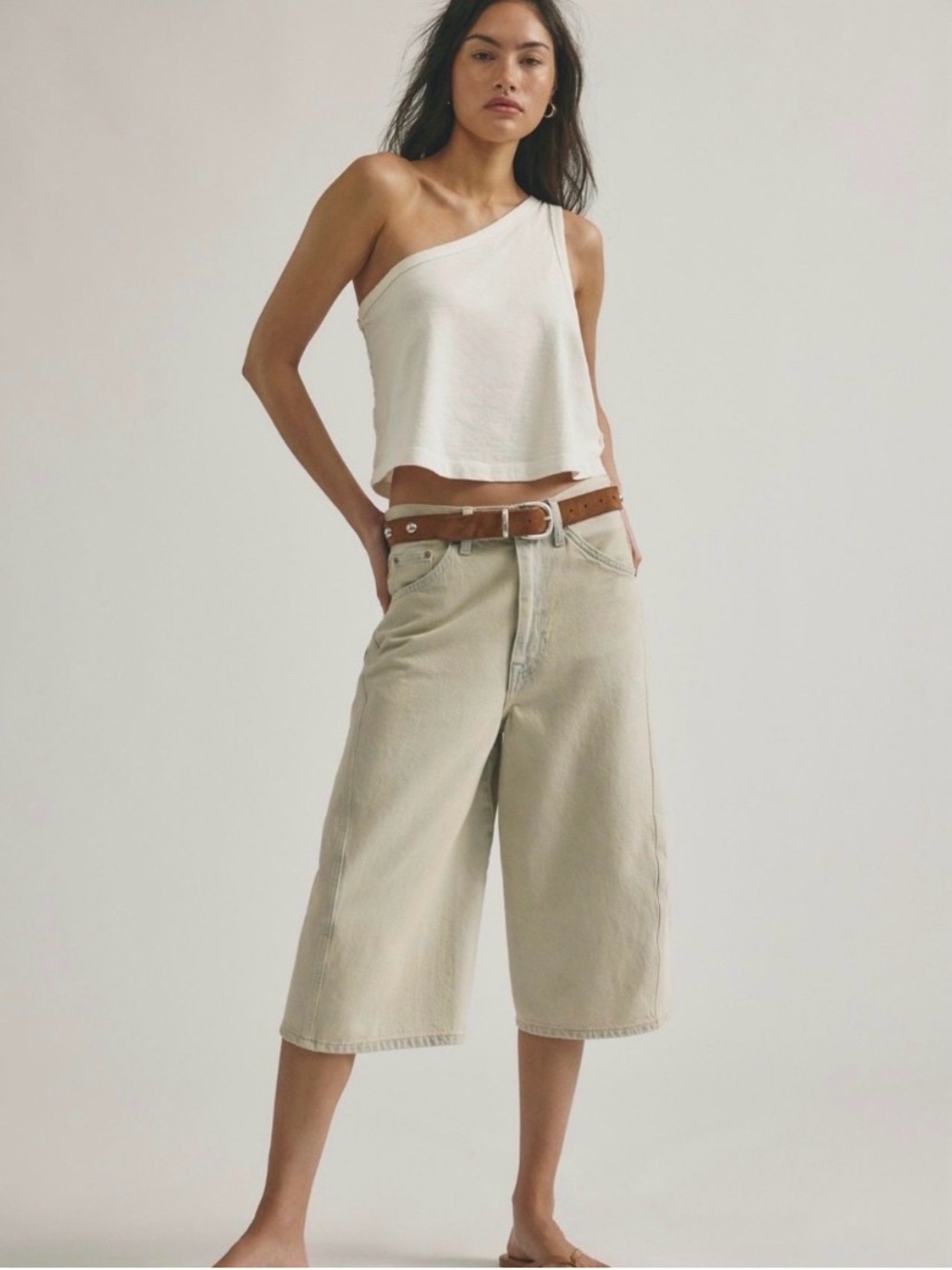 FREE PEOPLE JAX ARTICULATED CROPPED DENIM IN PARADOX